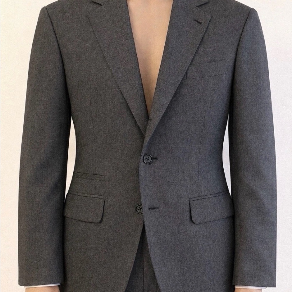 Brunello Cucinelli Charcoal Gray sport unconstructed blazer